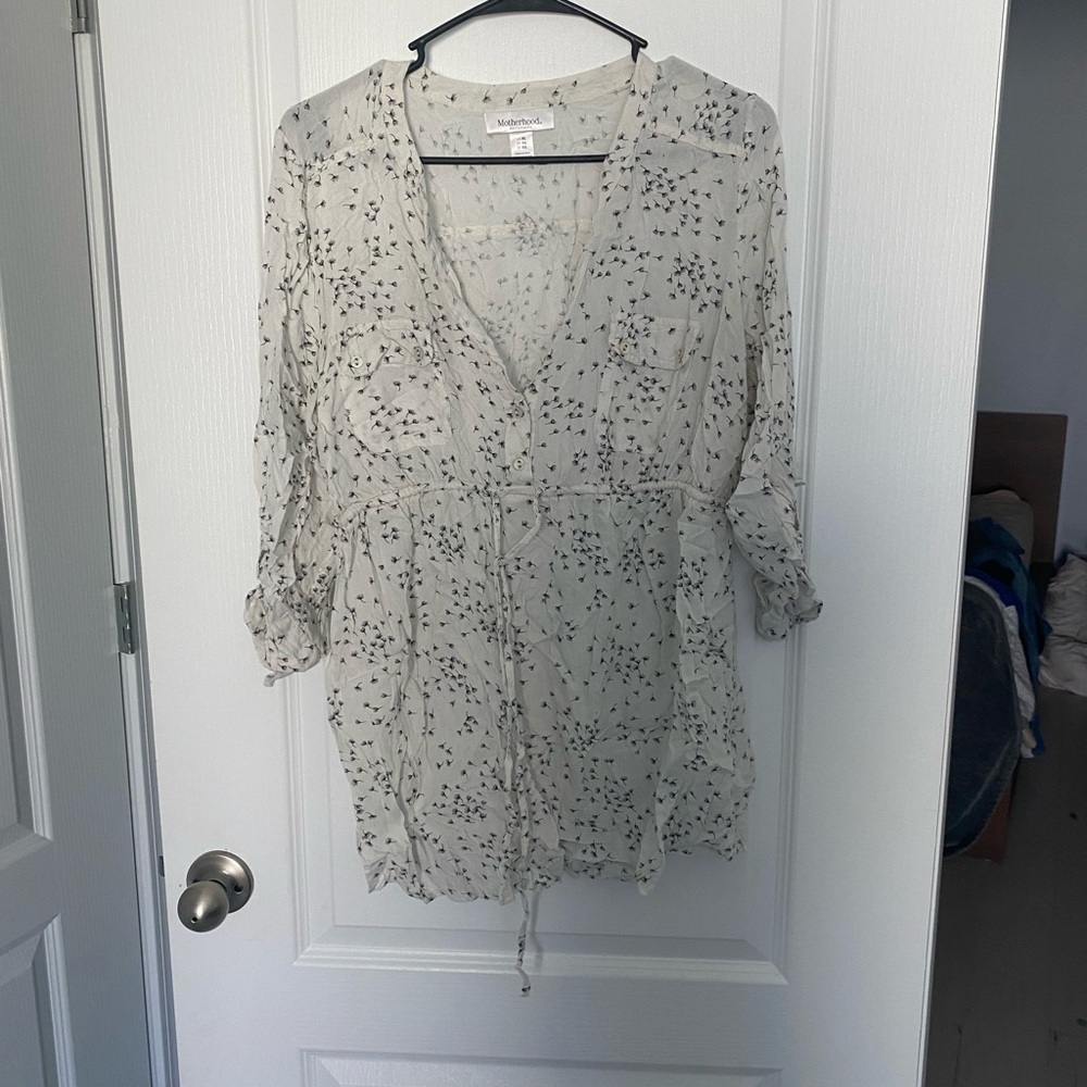 Motherhood Maternity Blouse